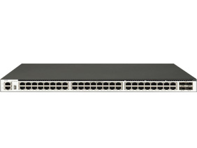 48 1GE Base-T ports, 4 10GE SFP+ ports, Layer 3 Ethernet switch