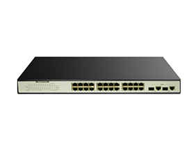 24-Port 10/100Mbps + 2-Port Gigabit Combo Switch
