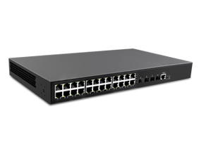  24-Port Gigabit + 4*10G SFP L2 managed switch